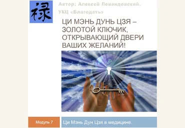 Алексей Левандовский Ци Мэнь в медицине часть 3 Транскрибация 2024 слив