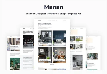Themeforest Manan - Interior Designer Elementor Template Kit слив