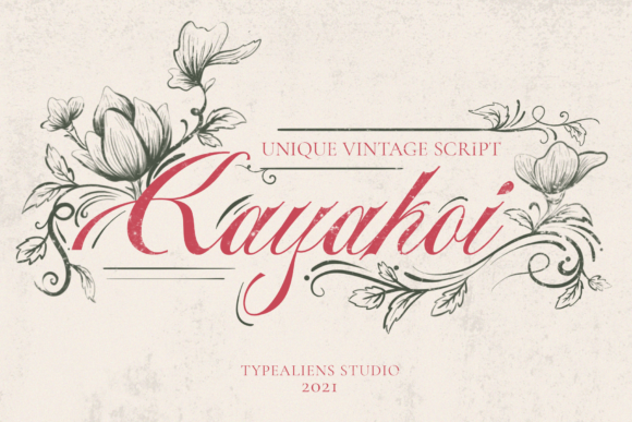 Creativefabrica Kayakoi Font 2021 слив курса