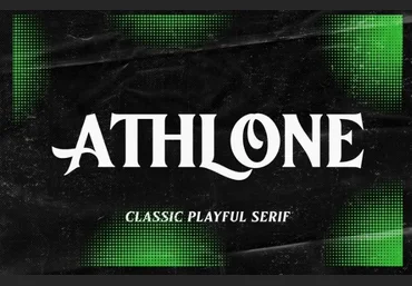Fontbundles Athlone Font | Vintage Seri слив