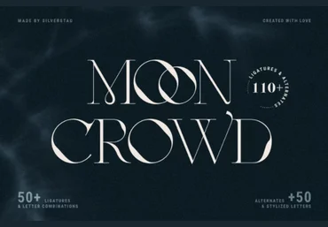 Fontbundles Moon Crowd Font 2021 слив