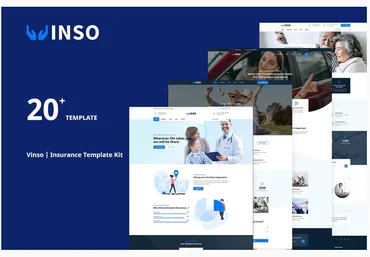 Themeforest Vinso - Insurance Elementor Template Kit скачать слив