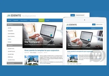 Joomlart JA Edenite II v1.0.3 - бизнес шаблон для Joomla слив