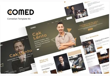 Themeforest Comed - Comedian elementor Template Kit слив