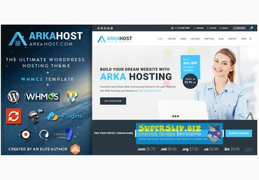 ThemeForest Arka Host v5.4 - шаблон хостинга WordPress 2019 слив