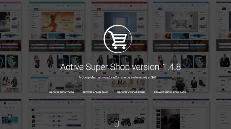 Скрипт Active_Super онлайн магазин CMS v1/4/8 слив курса