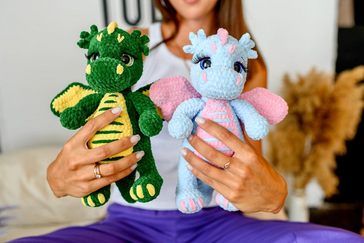 Светлана Гребнева Grebneva_toys Дракончики 2023 слив курса