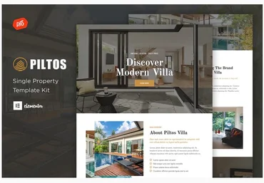 Themeforest Piltos - Single Property Elementor Template Kit слив