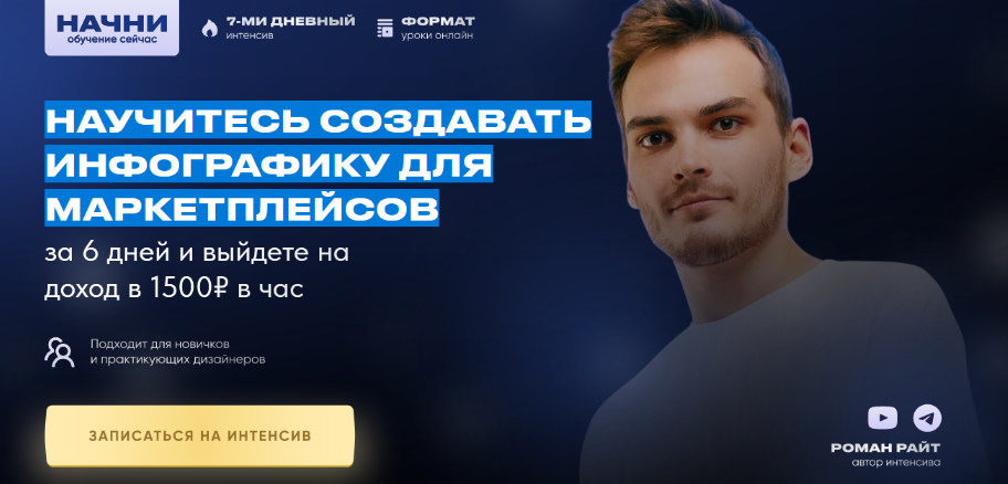 Рома Райт Инфографика для маркетплейсов от Ромы Райт. Интенсив 2.0 2023 слив курса