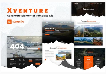 Themeforest Xventure - Travel Elementor Template Kit скачать слив