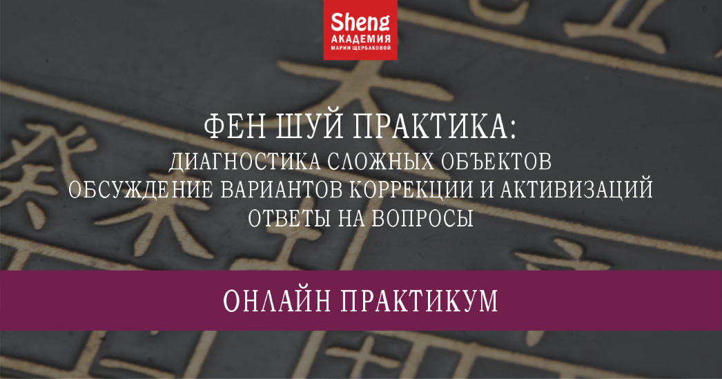 Китайская метафизика Фен шуй практика. Диагностика сложных объектов, обсуждение вариантов коррекци слив курса