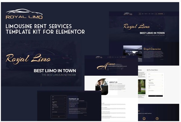 Themeforest Royal Limo - Limousine Rent Services Template Kit слив курса