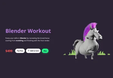 Motion Design School Blender Workout 2023 слив