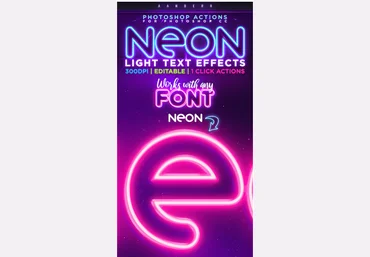 Graphicriver Neon Light Text Effect 2020 слив