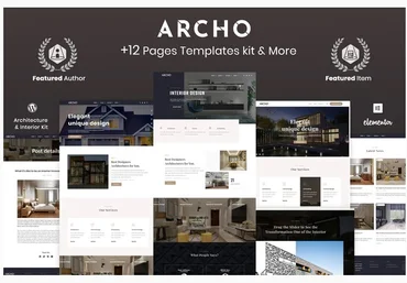 Themeforest Archo - Architecture & Interior Elementor Template Kit слив