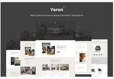 Themeforest Yaron - Real Estate & Interior Design Elementor Template kit скачать слив