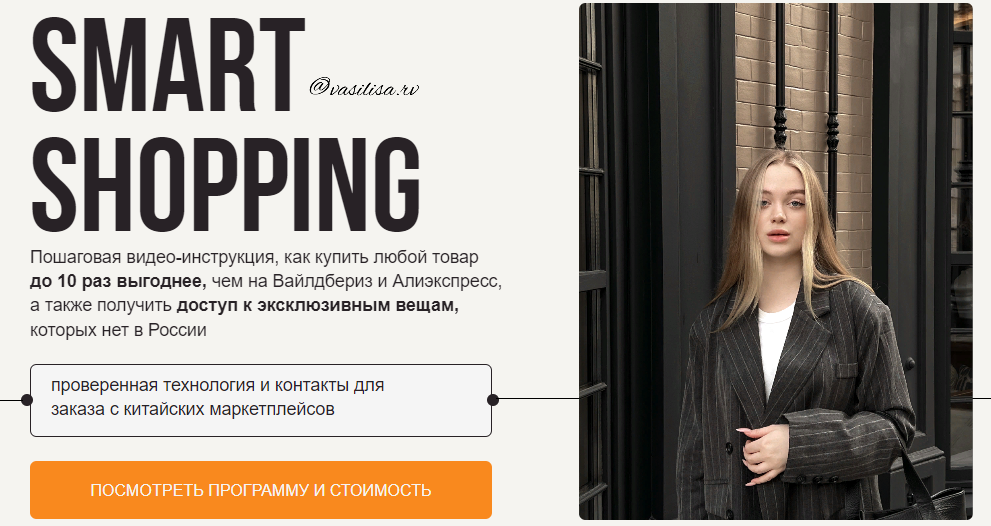 vasilisa.rv Smart Shopping 2023 слив курса