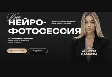 Аннетта Дамаева Нейро-фотосессия 2025 слив