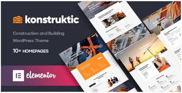 Themeforest Konstruktic v1.0.3 - WordPress тема строительства 2020 слив курса