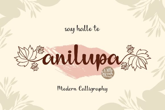 Creativefabrica Anilupa Font слив курса