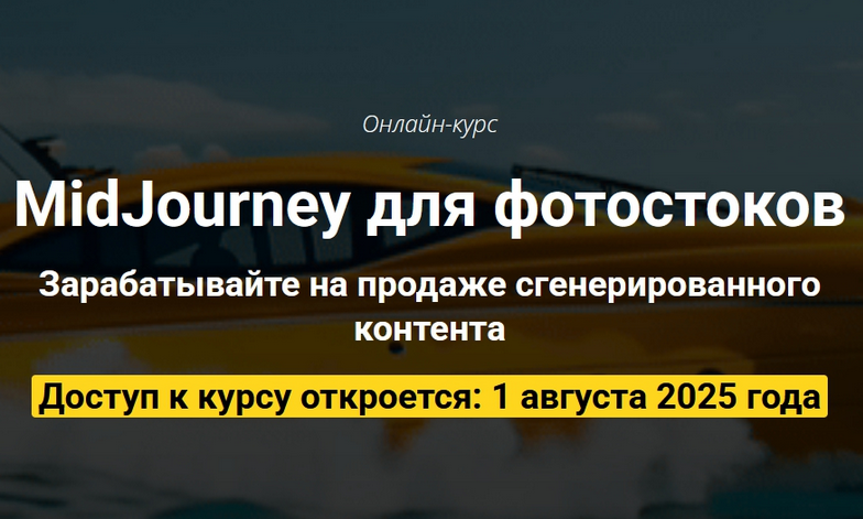 Вадим Закиров MidJourney для фотостоков. Пакет Самостоятельный 2025 слив курса