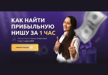Ирина Агафонова Выбор прибыльной ниши 2024 слив