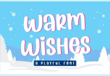 Creativefabrica Warm Wishes Font слив