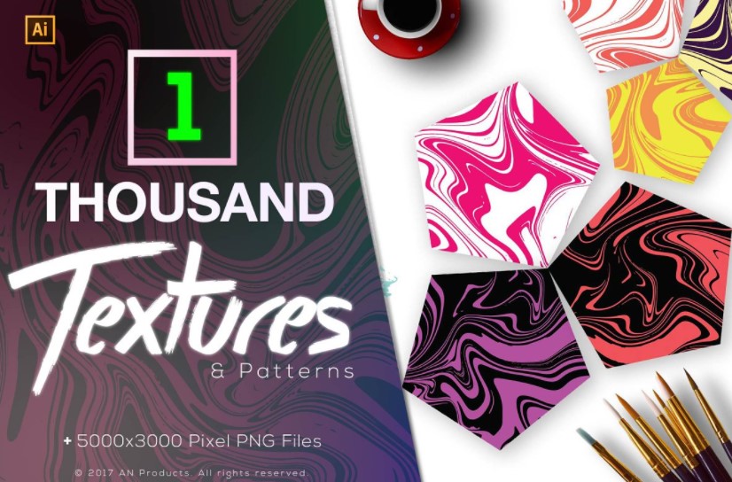Creativemarket Premium 1000 + Marble Textures Pack слив курса