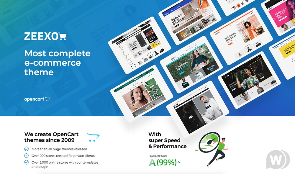 Themeforest Zeexo - Premium шаблон для OpenCart слив курса