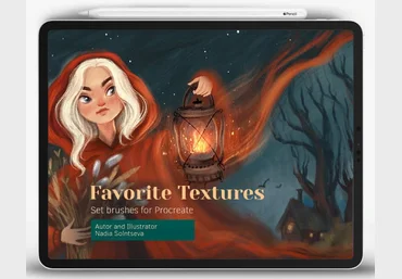Bocadebra Надежда Солнцева - Любимые текстурные кисти для Procreate. Favorite Textures Brushes Pro слив