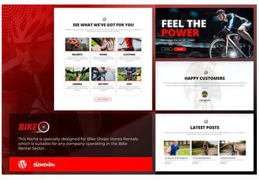 Themeforest Bikeo - Cycling Template Kit скачать слив