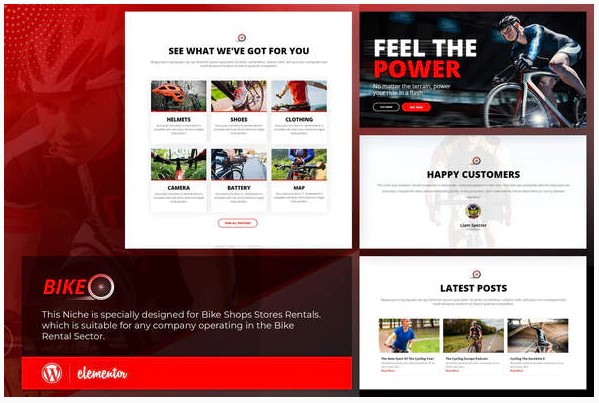 Themeforest Bikeo - Cycling Template Kit слив курса