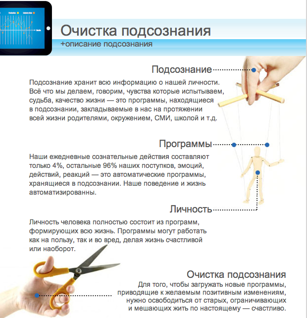 Очистка подсознания - Гинзбург 2013 слив курса