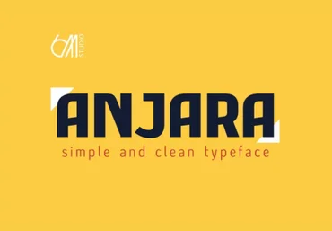 Fontbundles Anjara Font 2021 слив