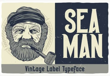 Creativefabrica Seaman Font 2021 слив