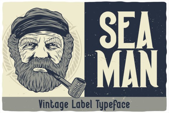 Creativefabrica Seaman Font 2021 слив курса