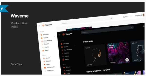 Themeforest Waveme - Music Platform WordPress Theme 2021 слив курса