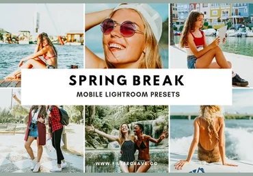Creativemarket Spring Break Mobile Lightroom Preset слив