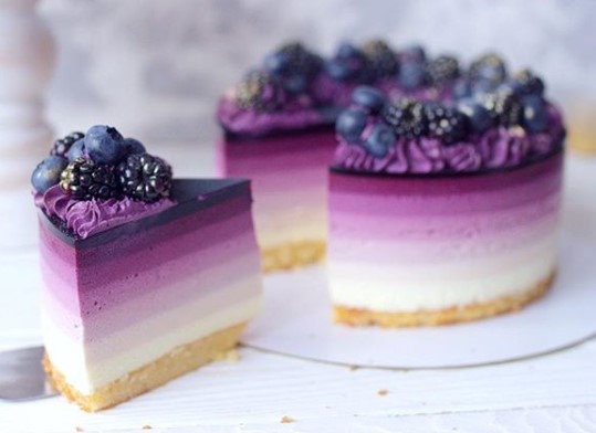 nezabudka_cake Ягодный Торт - Фиолетовый Градиент 2020 слив курса