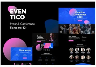 Themeforest Eventico - Event & Conference Elementor Kit слив