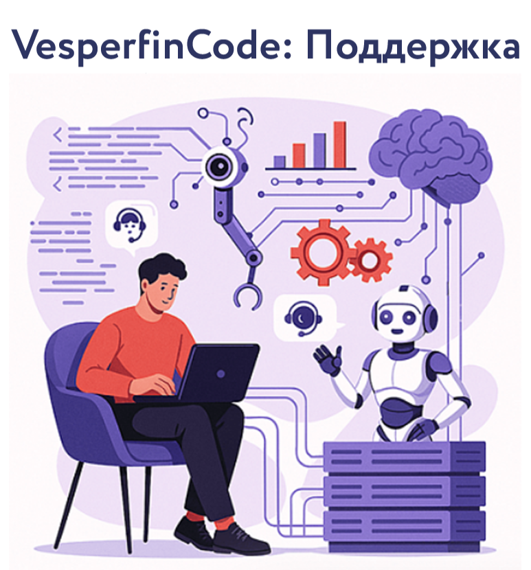 Арина Веспер Vesperfin VesperfinCode: поддержка. 6-й поток 2025 слив курса