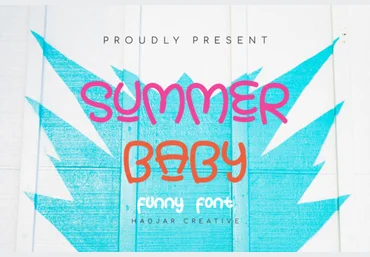 Creativefabrica Summer Baby Font слив