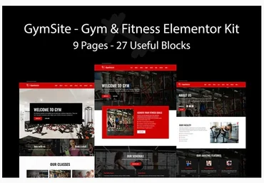 Themeforest Gymsite - Gym & Fitness Elementor Template Kit слив