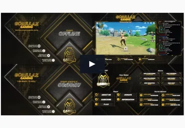 Videohive Streamer Broadcasting Pack - Набор графики для оформления стримов 2022 скачать слив