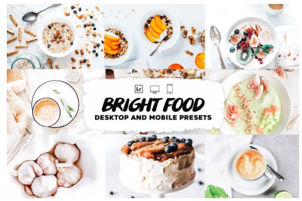 Creativemarket Bright Food Lightroom Presets 2021 слив курса