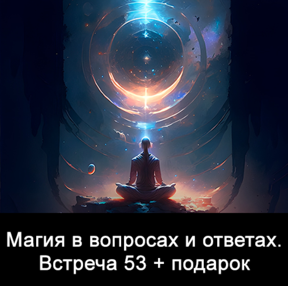 Ксения Меньшикова Магия в вопросах и ответах. Встреча 53 2024 слив курса