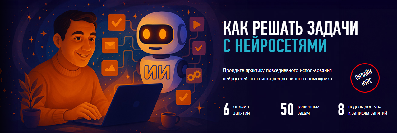 ProfileSchool Антон Мартынов ― Как решать задачи с нейросетями 2025 слив курса