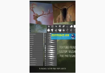 Graphicriver Texture Frenzy Photoshop Brushes 2020 слив