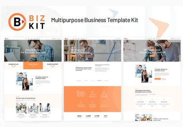 Themeforest BizKit - Multipurpose Business Template Kit слив