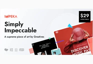 Themeforest Impeka v1.0.5 - креативная многоцелевая тема WordPress 2021 слив
